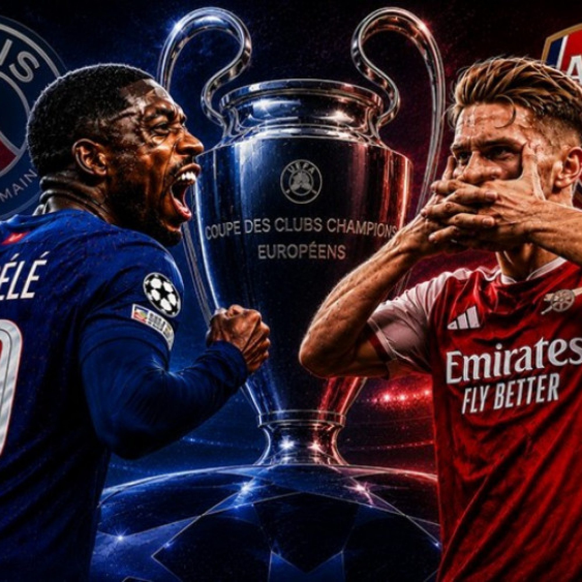  - Arsenal biến hóa khôn lường chung kết Cúp C1, đập tan sự thống trị PSG không khó