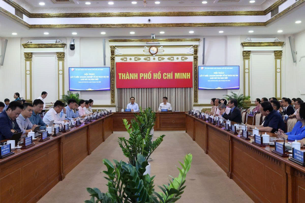 UBND TP.HCM lắng nghe ý kiến của doanh nghiệp để hoàn thiện Luật Đô thị đặc biệt - 2