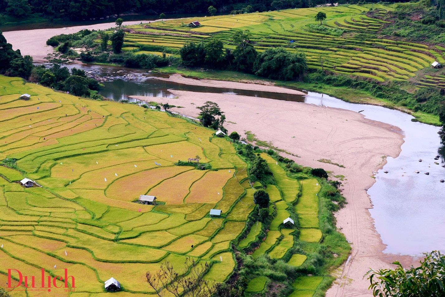 mùa lúa chín, thung lung kontu rang 'mạc' ao vang ong anh, me hoac du khách - 3