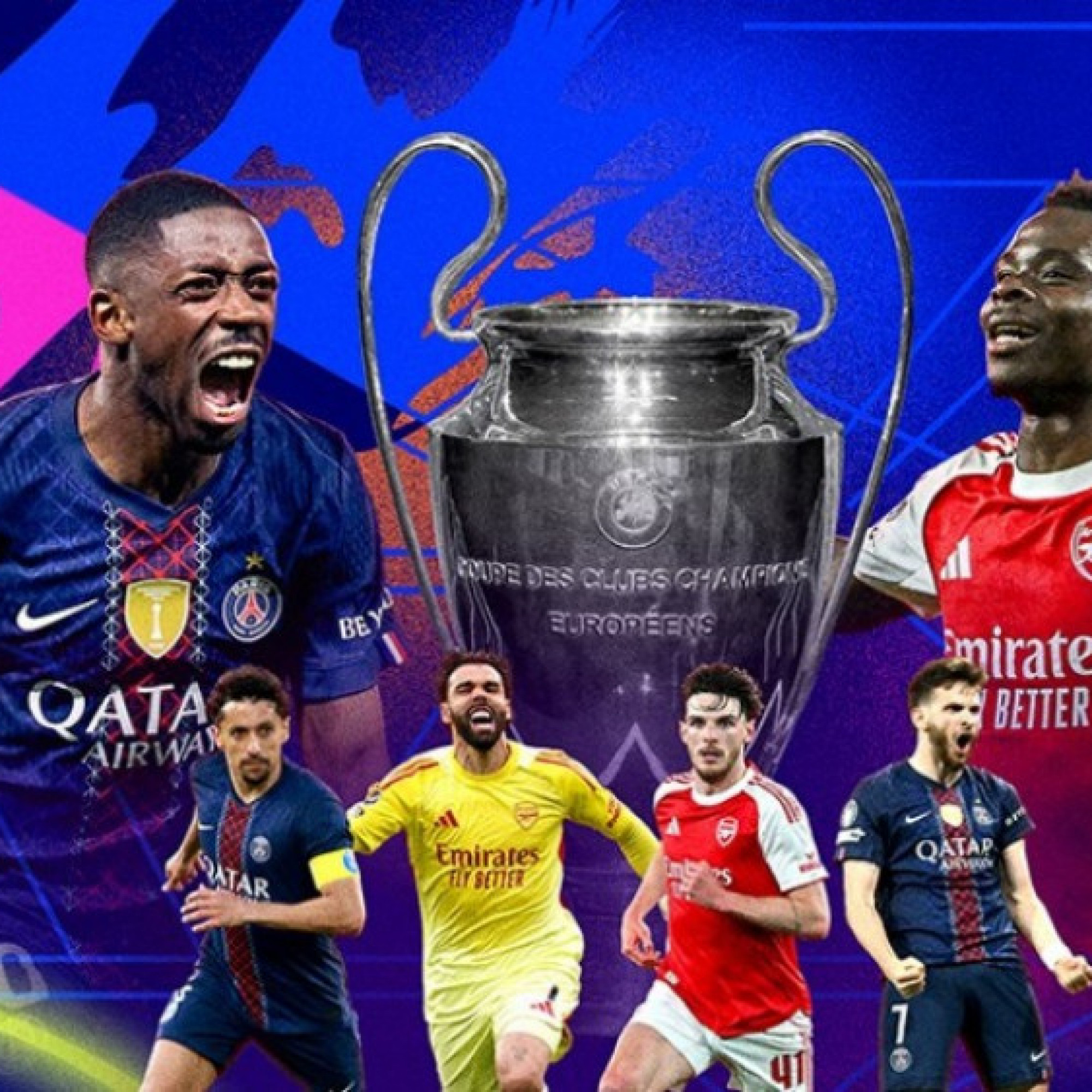  - Trực tiếp bóng đá PSG - Arsenal: Havertz đá chính, Hakimi tái xuất (CK Cúp C1)