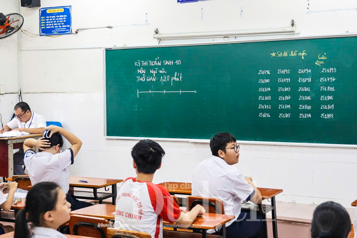 Tự tin vượt ‘cửa ải’ đầu tiên, gần 152.000 thí sinh TP.HCM bước vào môn Ngữ văn - 3