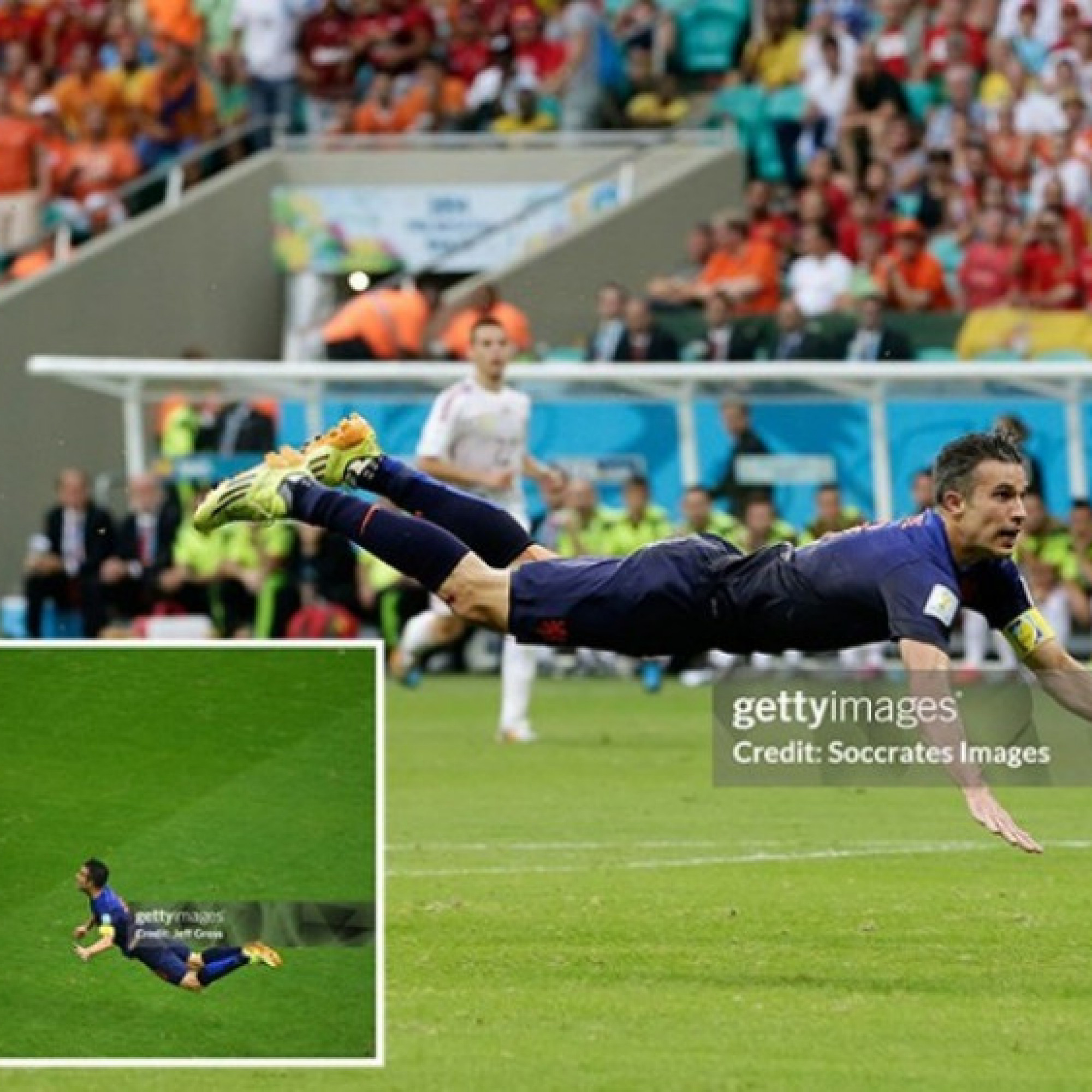  - “Người Hà Lan bay” Van Persie & cú đánh đầu chỉ có trong tưởng tượng ở World Cup