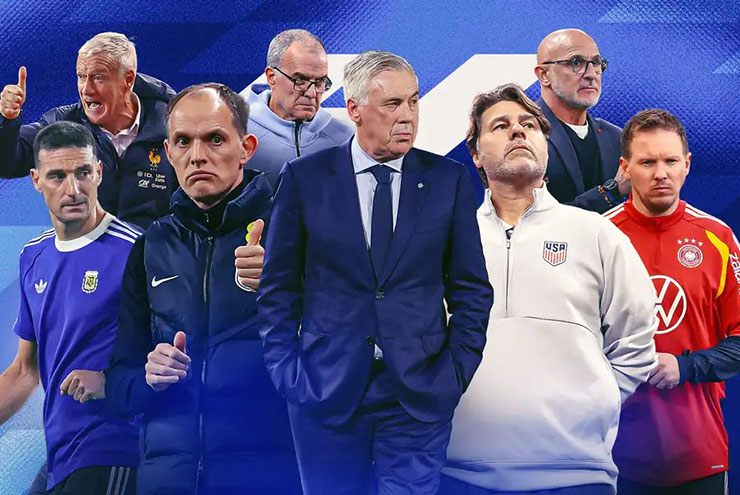 World Cup quy tụ dàn HLV cực khủng: Ancelotti, Tuchel mơ lật đổ Deschamps & Scaloni - 1