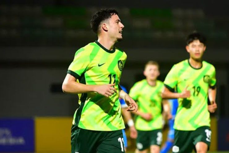 Video bóng đá U19 Philippines - U19 Australia: Cơ hội dồn dập, hat-trick ấn tượng (U19 Đông Nam Á) - 1