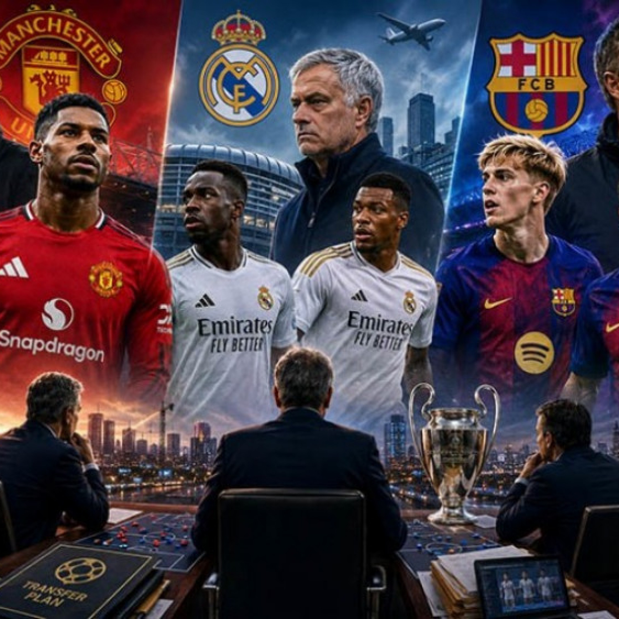  - 3 ông lớn MU - Real Madrid - Barca khuynh đảo chợ hè 2026, chạy đua trước World Cup
