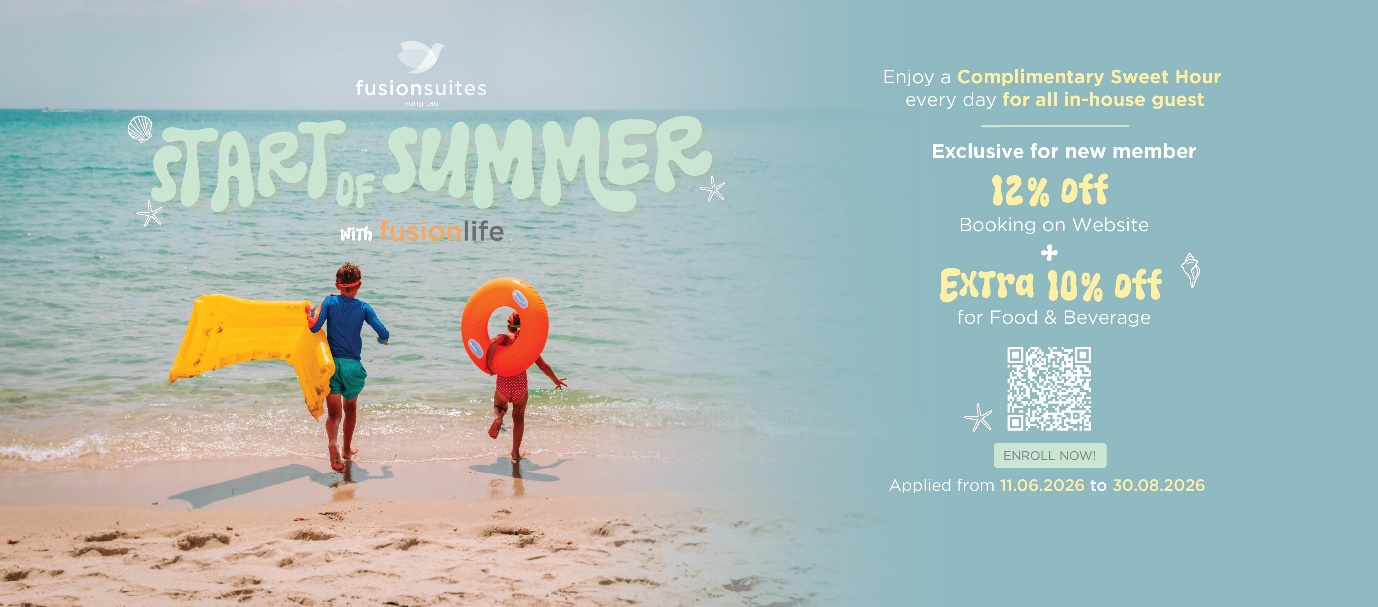 Chạm vào mùa hè giữa biển trời tại Fusion Suites Vung Tau - 1