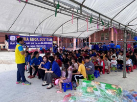 - Trao 200 suất quà tại ngày hội văn hóa thanh niên Việt - Lào