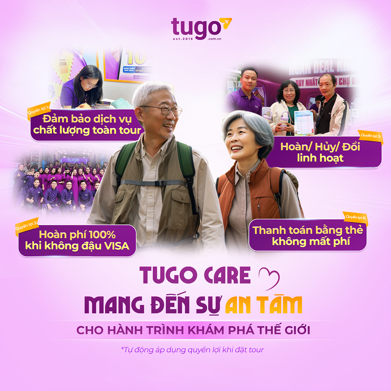An tâm trải nghiệm với tour trọn gói, TugoCare và Ví Tugo - 5