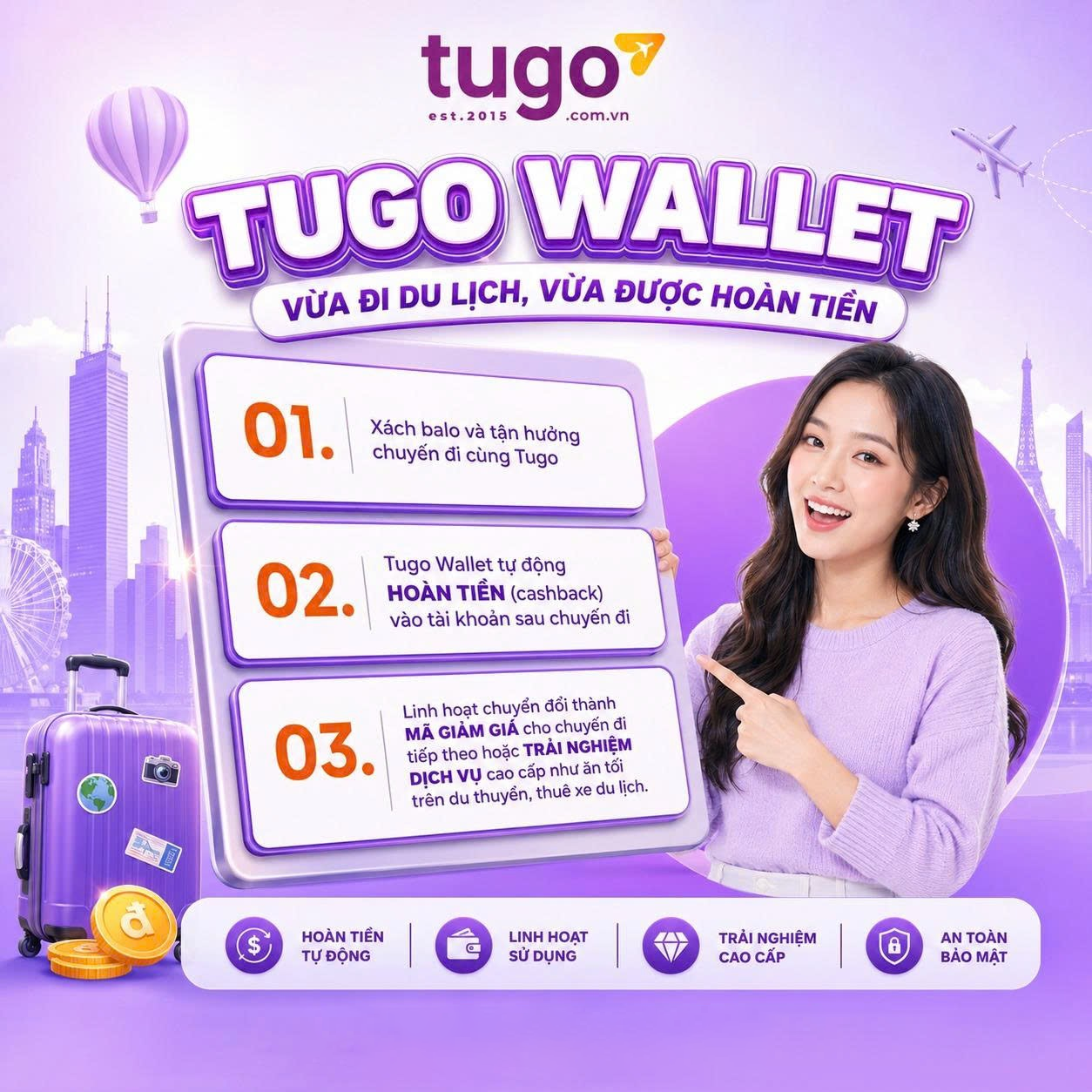 An tâm trải nghiệm với tour trọn gói, TugoCare và Ví Tugo - 6