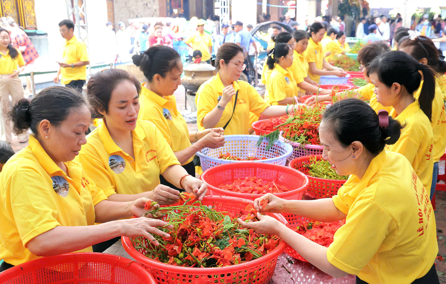 Nấu nước tắm Bà Chúa Xứ Núi Sam từ 9 loại hoa - 3