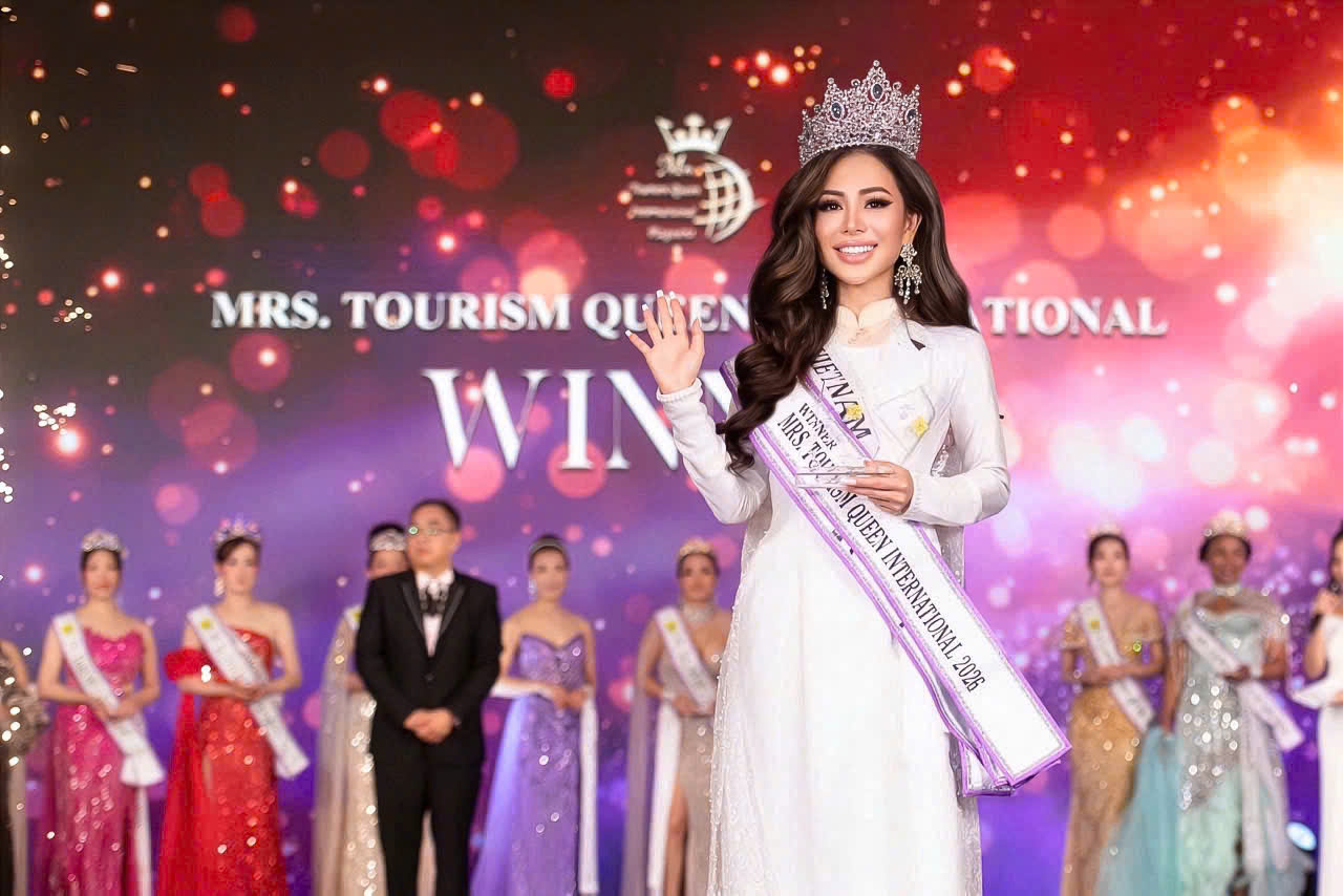 Đại diện Việt Nam đăng quang Mrs. Tourism Queen International 2026 - 1