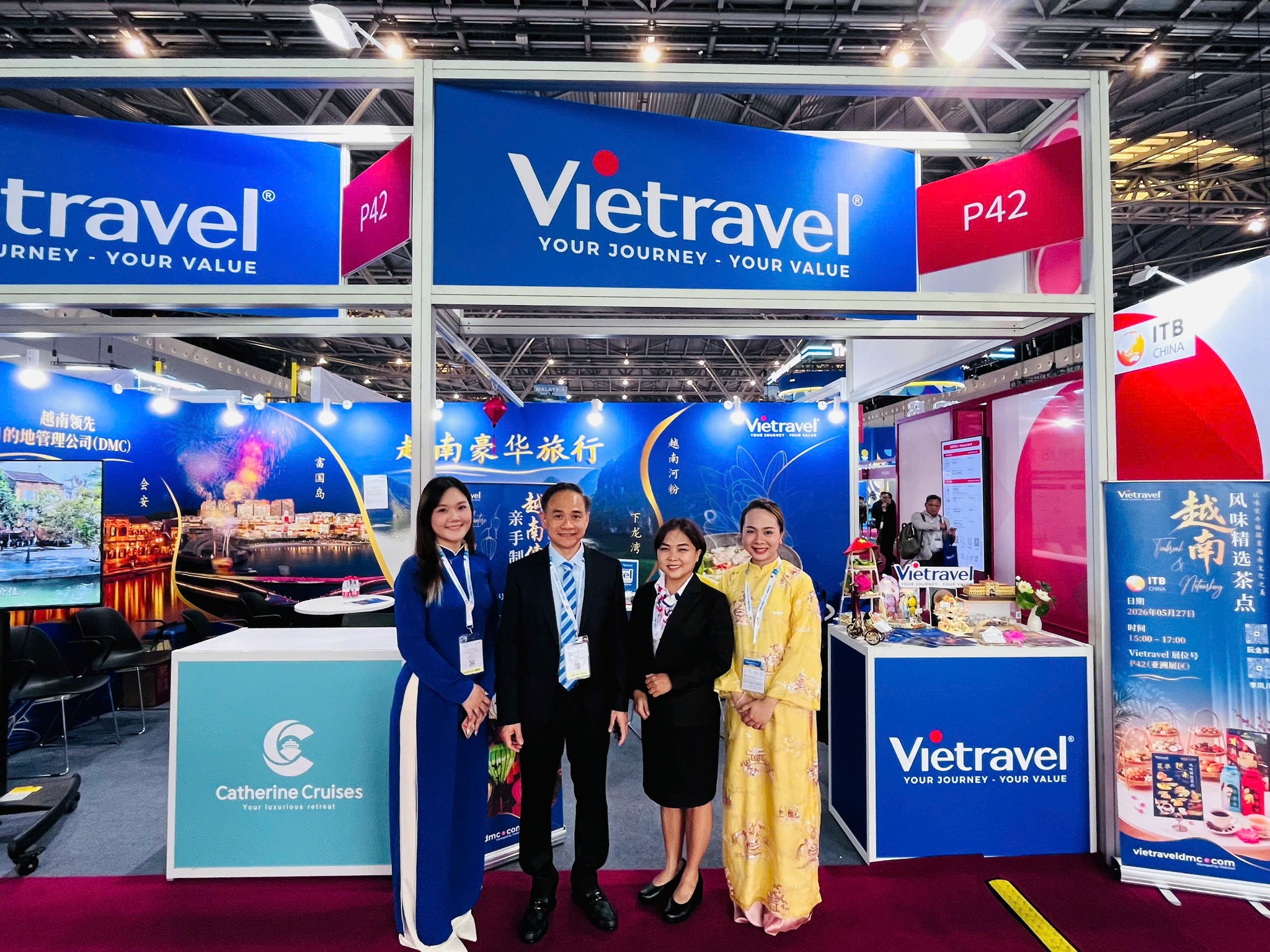 Vietravel đẩy mạnh kết nối thị trường Trung Quốc tại ITB China 2026 - 1