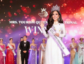  - Đại diện Việt Nam đăng quang Mrs. Tourism Queen International 2026