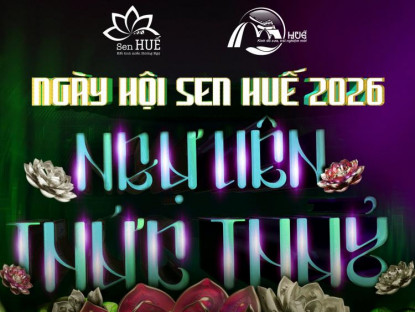 Không gian trải nghiệm văn hóa gắn với sen Huế