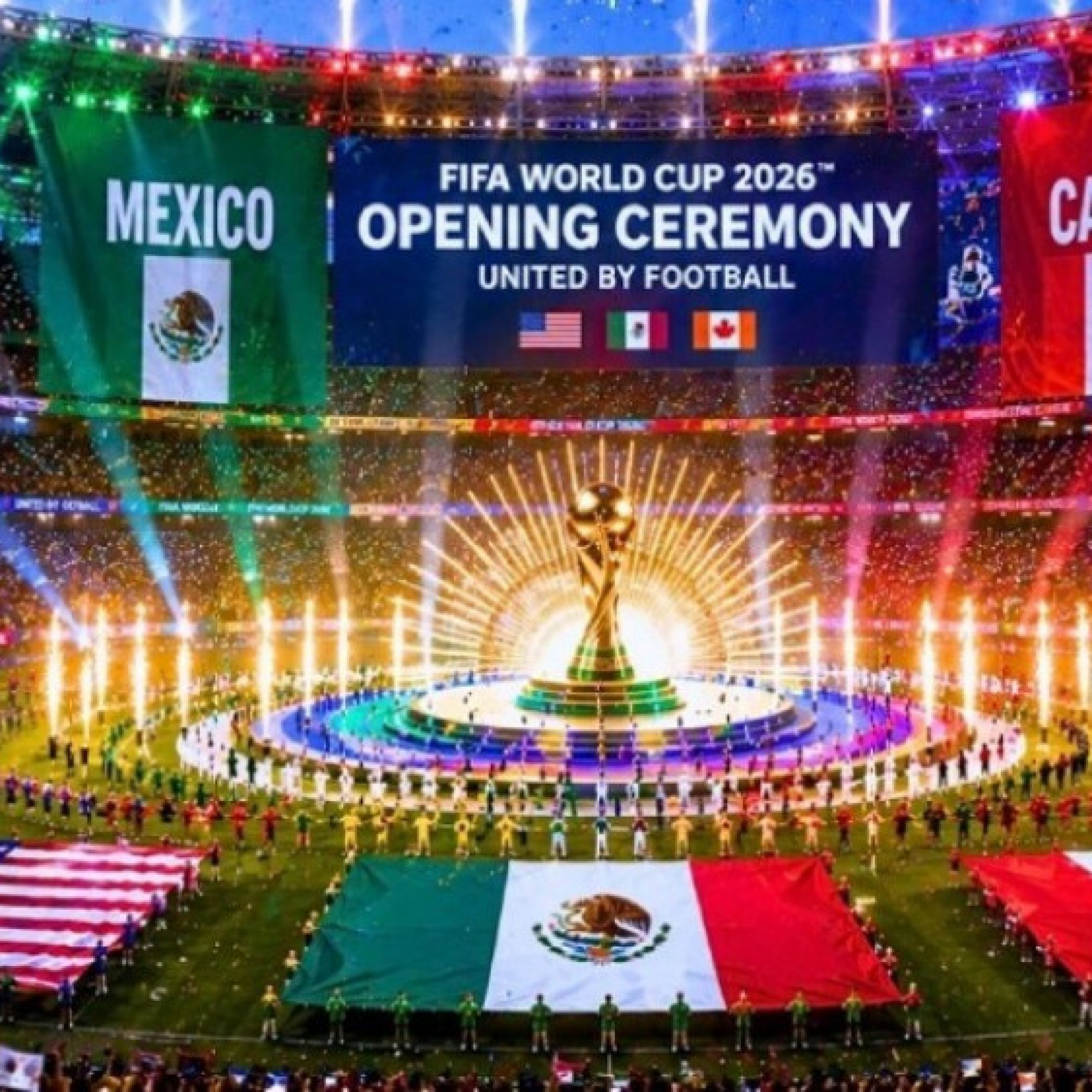  - Trực tiếp lễ khai mạc World Cup: Đại tiệc nghệ thuật, thổi bùng không khí bóng đá