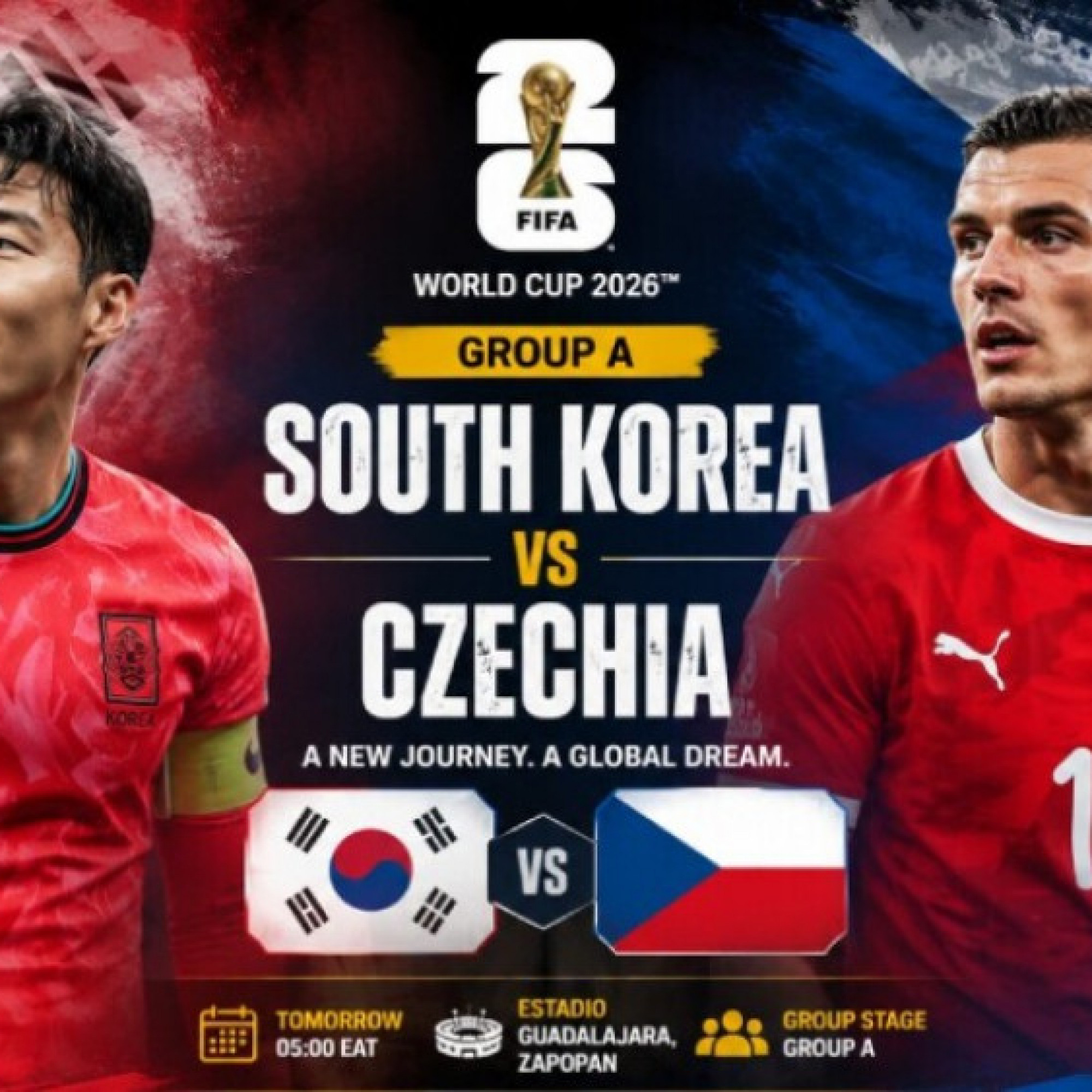  - Trực tiếp bóng đá Hàn Quốc - CH Czech: Cuộc chiến khó lường (World Cup 2026)