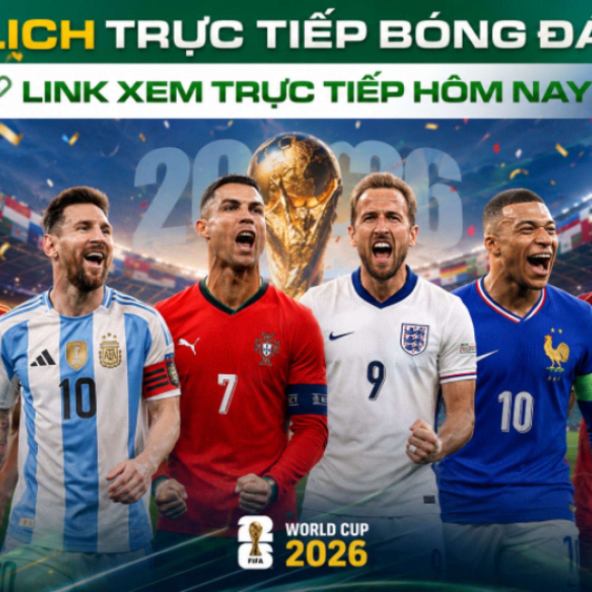  - Lịch trực tiếp bóng đá và link xem trực tiếp hôm nay: World Cup khai màn, Mexico gặp Nam Phi, Hàn Quốc đấu CH Séc kênh nào?