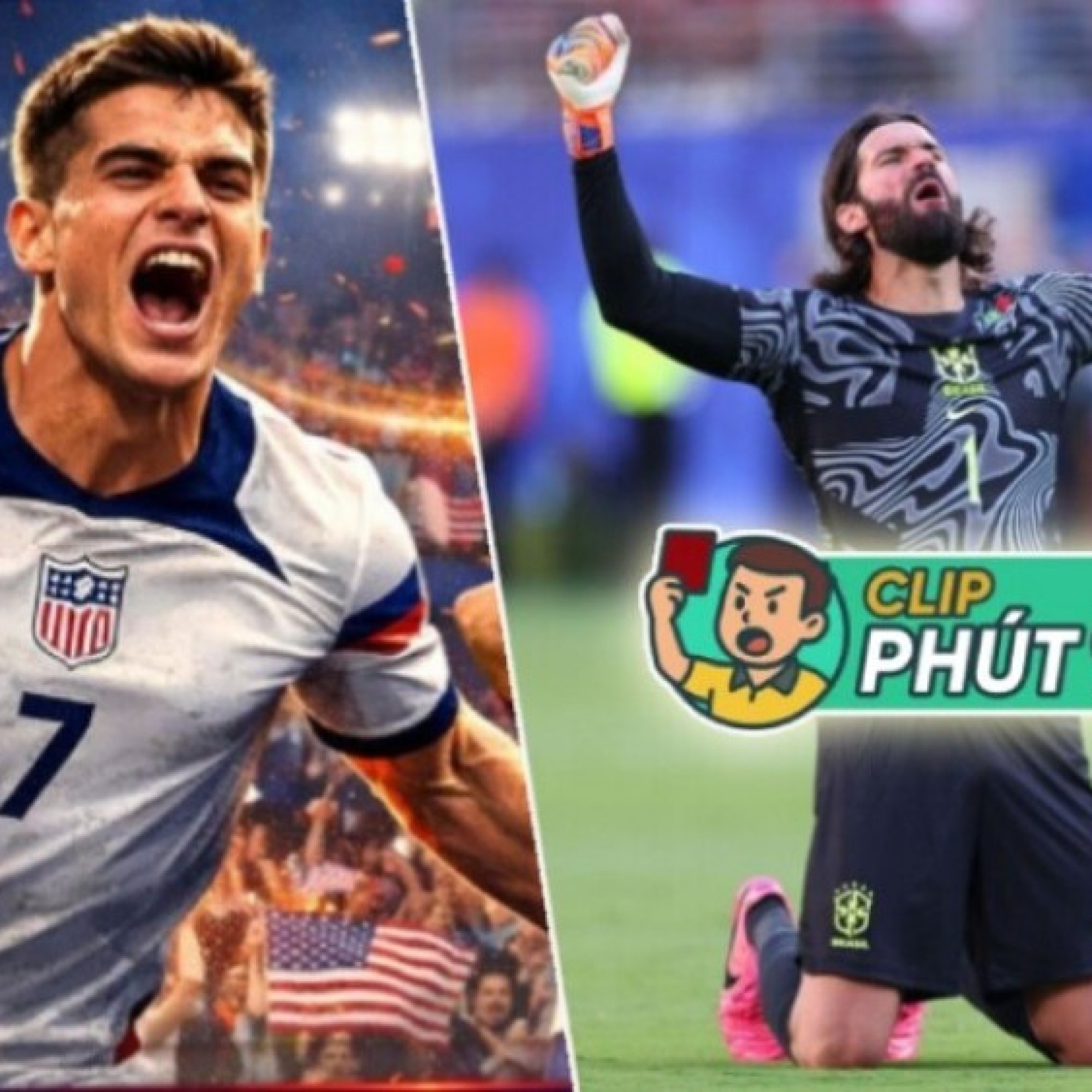  - Brazil nối dài kì tích 92 năm nhờ pha cứu thua "vàng", 70.000 fan Mỹ bùng nổ vì siêu phẩm