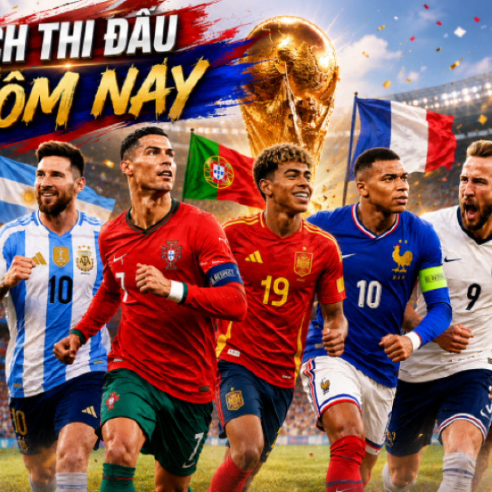  - LỊCH THI ĐẤU BÓNG ĐÁ HÔM NAY MỚI NHẤT: Nóng World Cup 2026, Đức - Curacao, Hà Lan - Nhật Bản