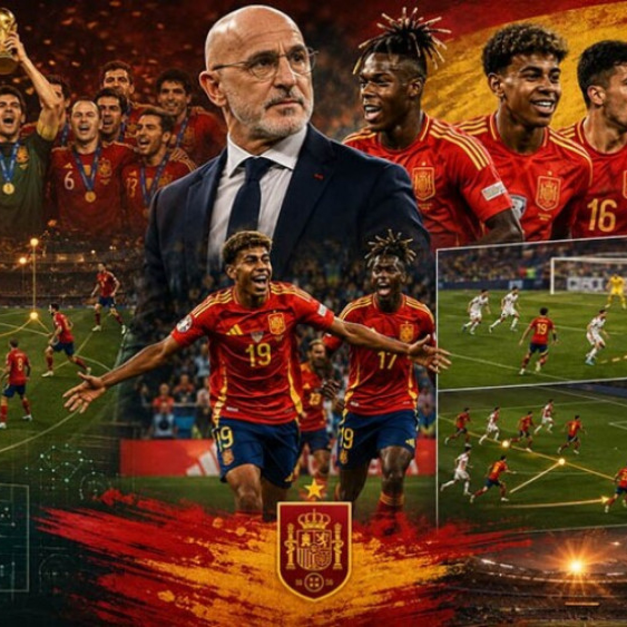  - Tây Ban Nha nâng cấp "tiki-taka 2.0" chinh phục World Cup 2026, khôi phục "đế chế Đỏ"
