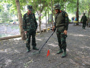 Dùng radar xuyên đất tìm hố chôn tập thể liệt sĩ tại Công viên Lê Thị Riêng