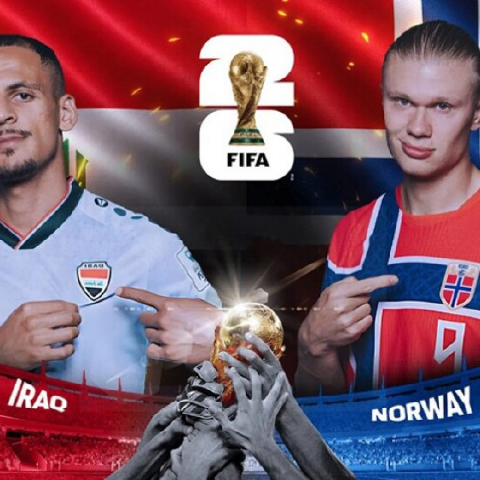  - Trực tiếp bóng đá Iraq - Na Uy: Chờ Haaland tỏa sáng (World Cup)