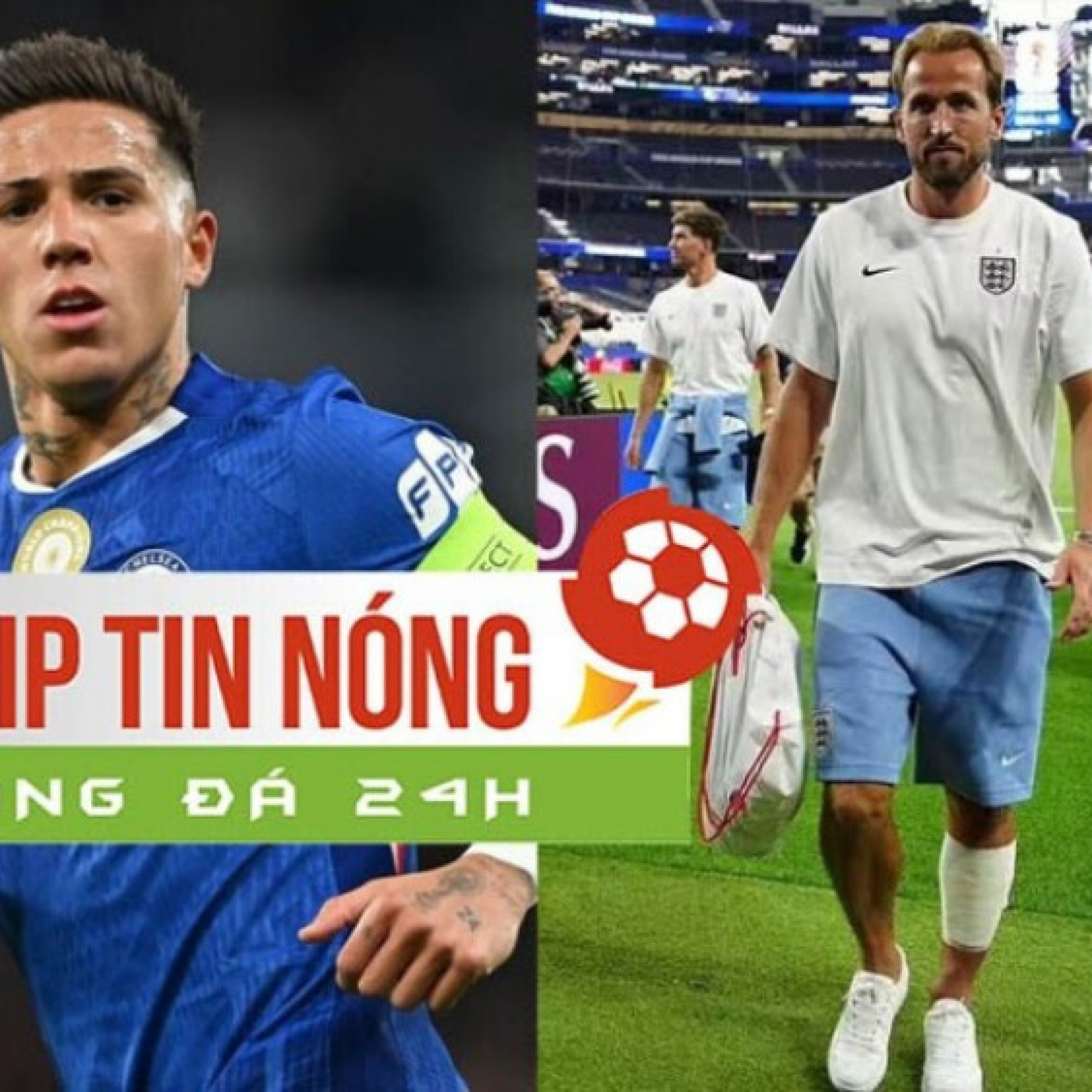  - Enzo Fernandez đạt thỏa thuận cá nhân với Real Madrid, Kane phải băng bó chân (Clip tin nóng)