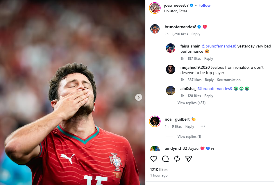 Fan Ronaldo lên mạng xỉa xói hàng tiền vệ Bồ Đào Nha, chị gái đồng tình lời chê Fernandes - 2