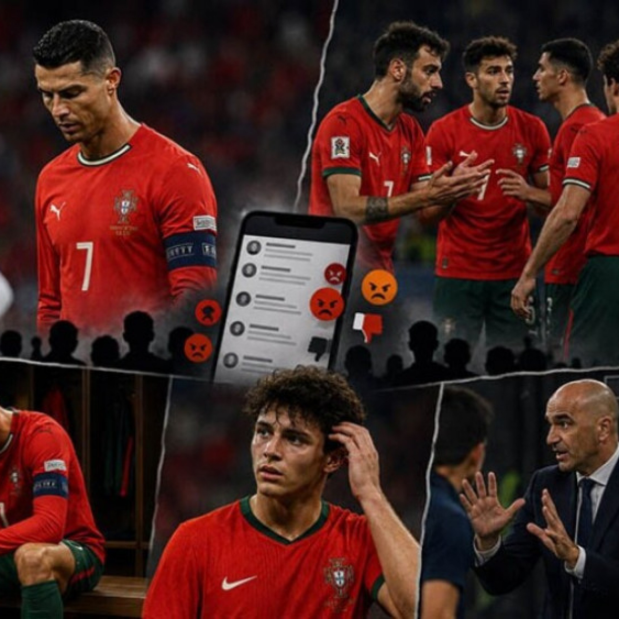  - Bồ Đào Nha nguy cơ lục đục nội bộ: Ronaldo bị cô lập, Fernandes hứng chỉ trích