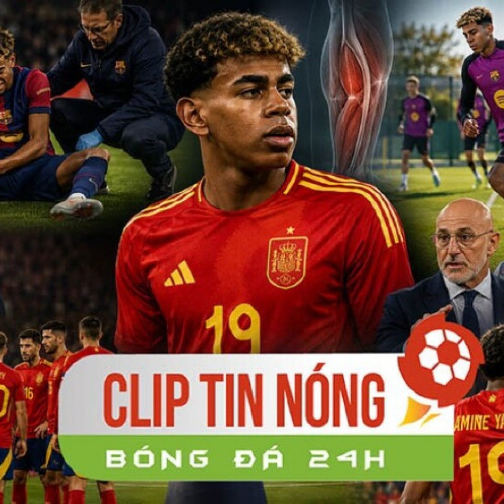  - Tây Ban Nha chấp nhận mạo hiểm sự nghiệp của Yamal, MU mua Mane gây sốc? (Clip Tin nóng)