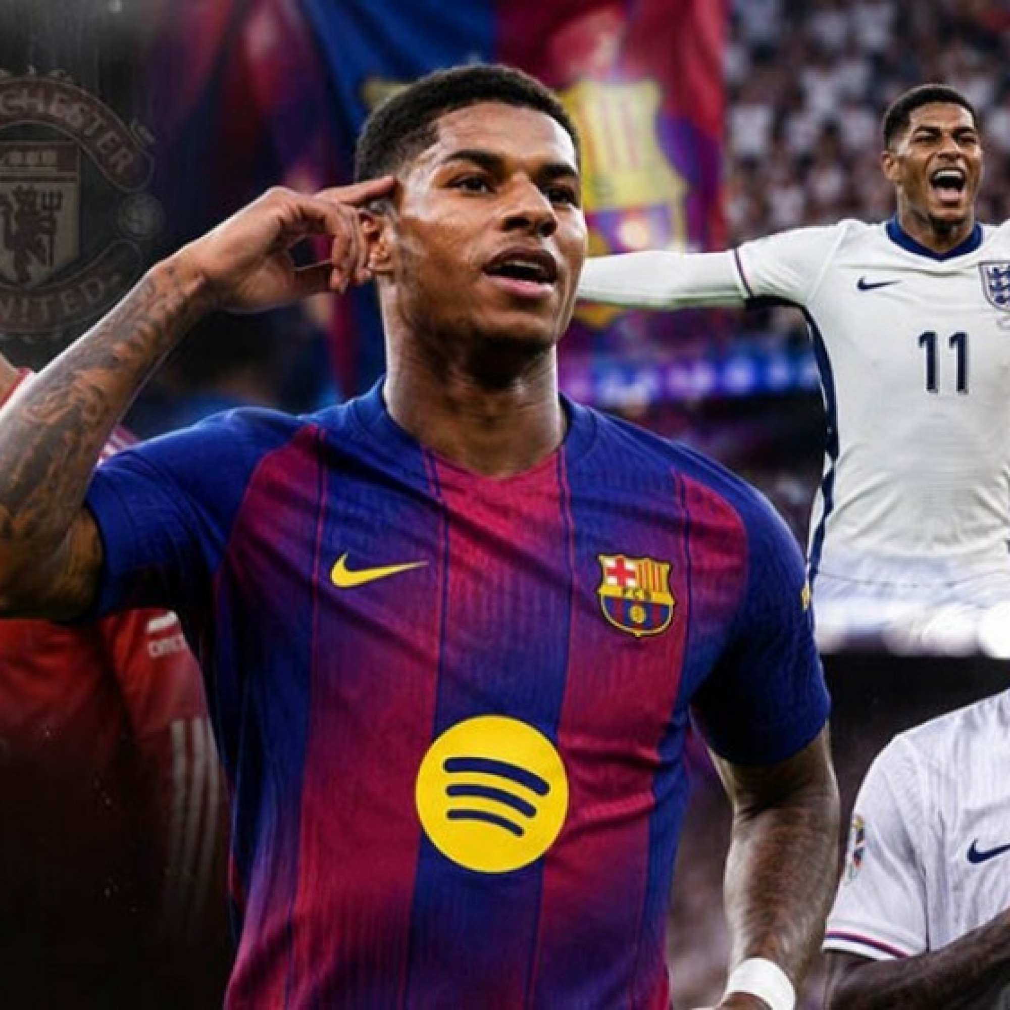  - Rashford hồi sinh rực rỡ ở Barca và ĐT Anh: MU có nên giữ lại ngôi sao World Cup?