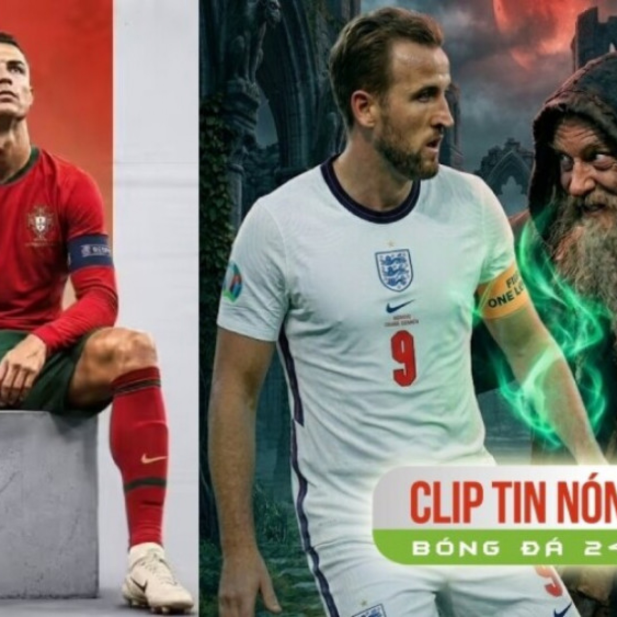  - "Thầy phù thủy" dọa yểm bùa Harry Kane, Ronaldo không chấp nhận thay người dù đá tệ (Clip tin nóng)