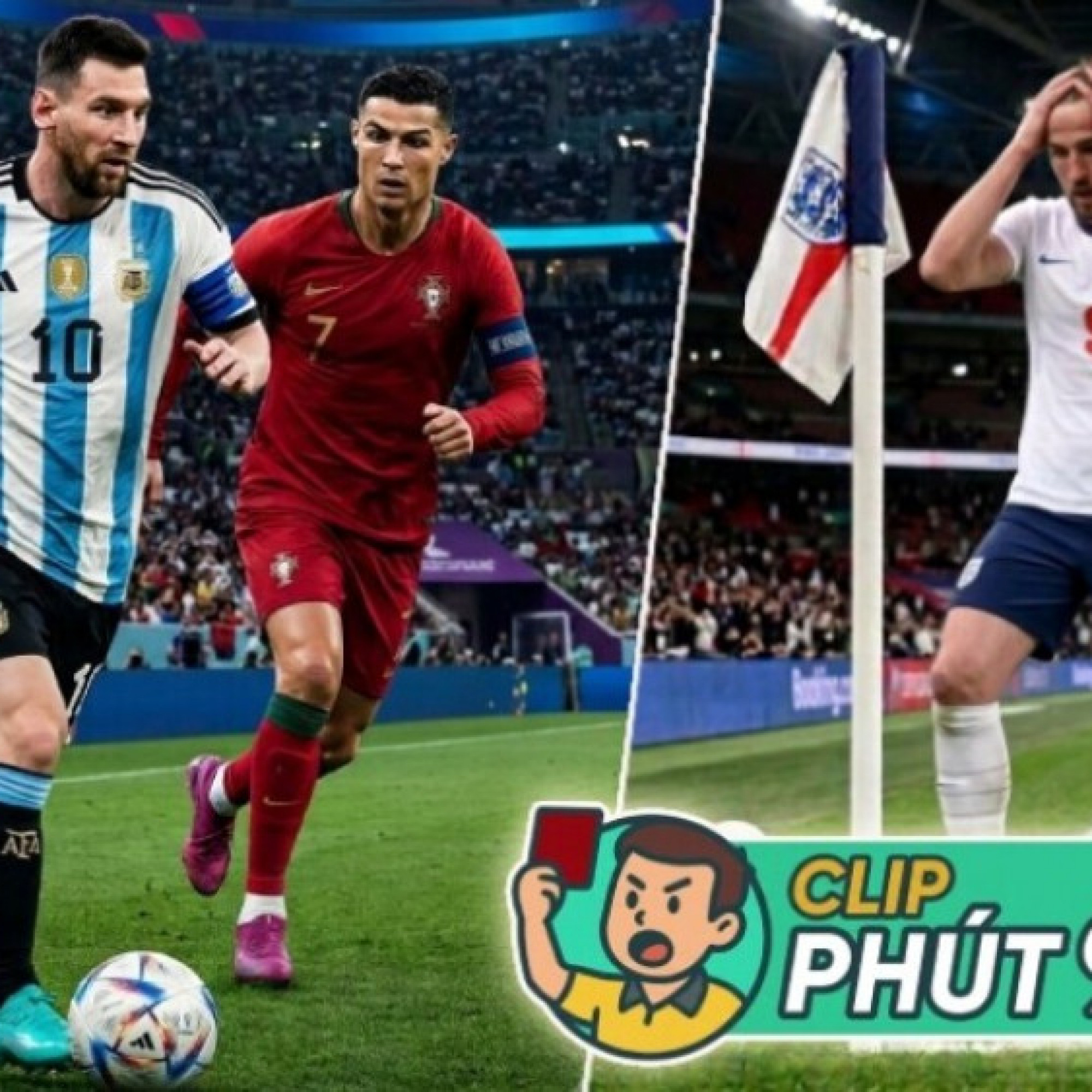  - Ronaldo - Messi cảm xúc trái ngược phút 90+5, ĐT Anh "học lỏm" Arsenal bất thành