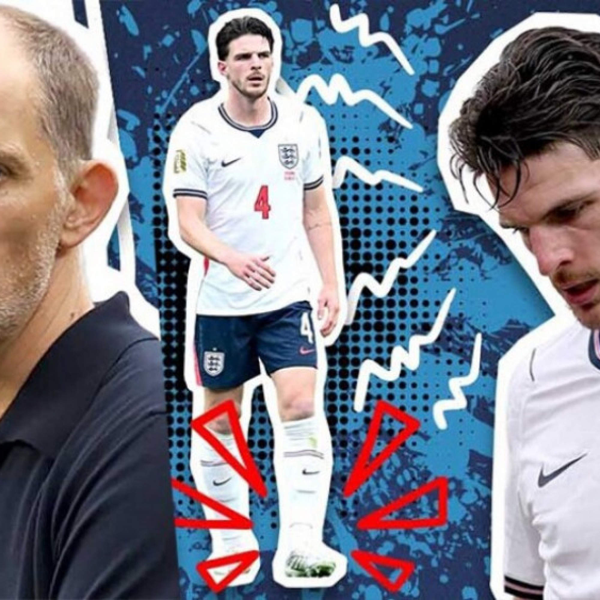  - Đội tuyển Anh nhận tin dữ, Declan Rice chấn thương nguy cơ bỏ lỡ World Cup