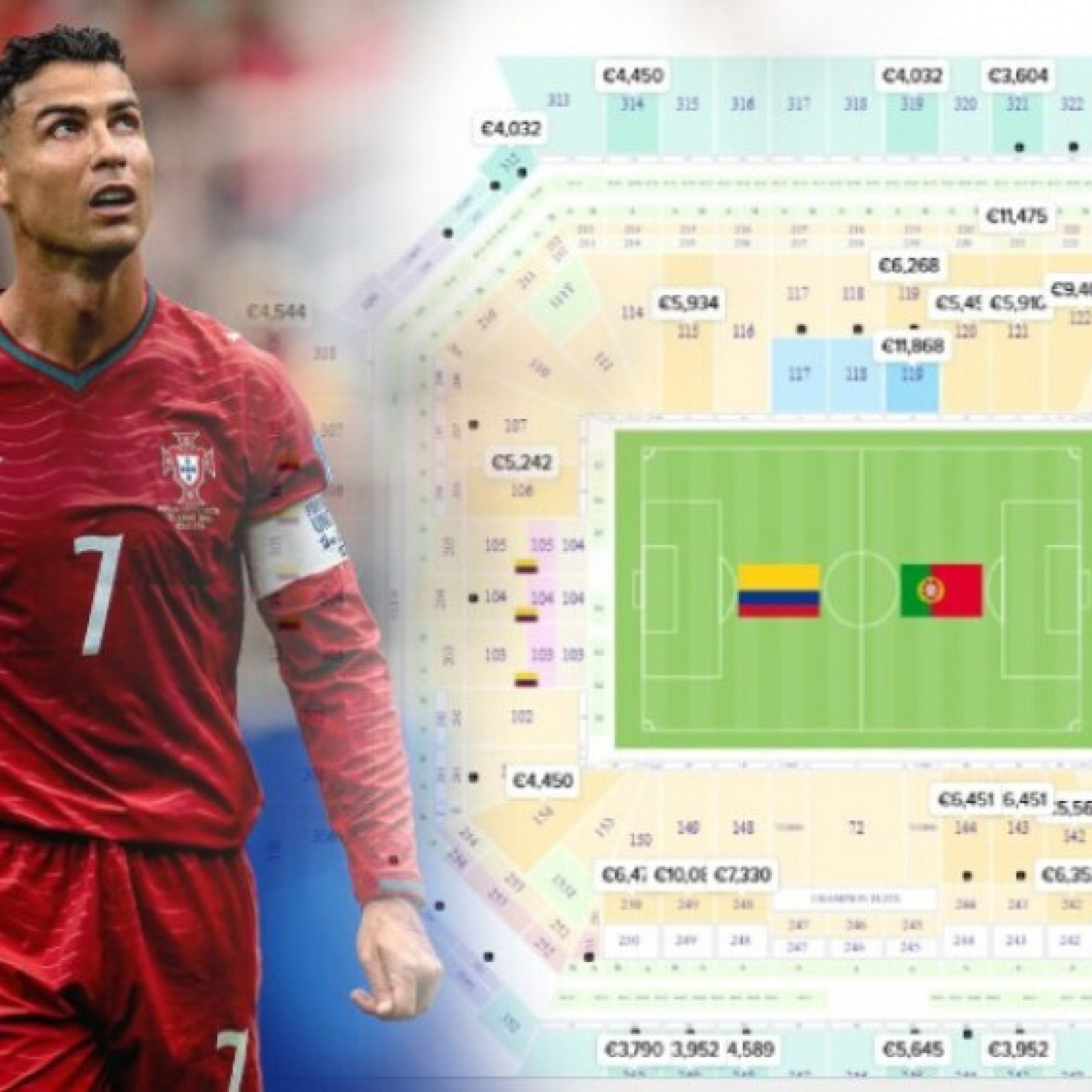  - Choáng muốn xem Ronaldo chinh phục World Cup phải bỏ 1,5 tỷ đồng mua vé VIP