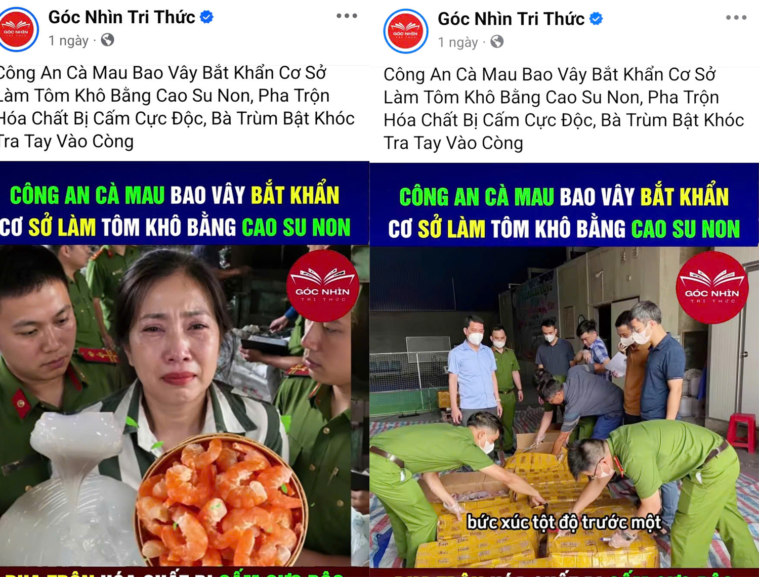 Cà Mau điều tra, xử lý tài khoản mạng xã hội đăng sai sự thật về tôm khô - 1