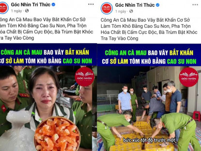  - Cà Mau điều tra, xử lý tài khoản mạng xã hội đăng sai sự thật về tôm khô