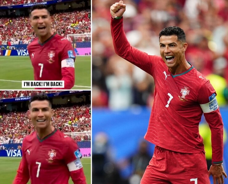 Ronaldo phản ứng khi bị hỏi về Messi, gửi thông điệp đanh thép tại World Cup - 1