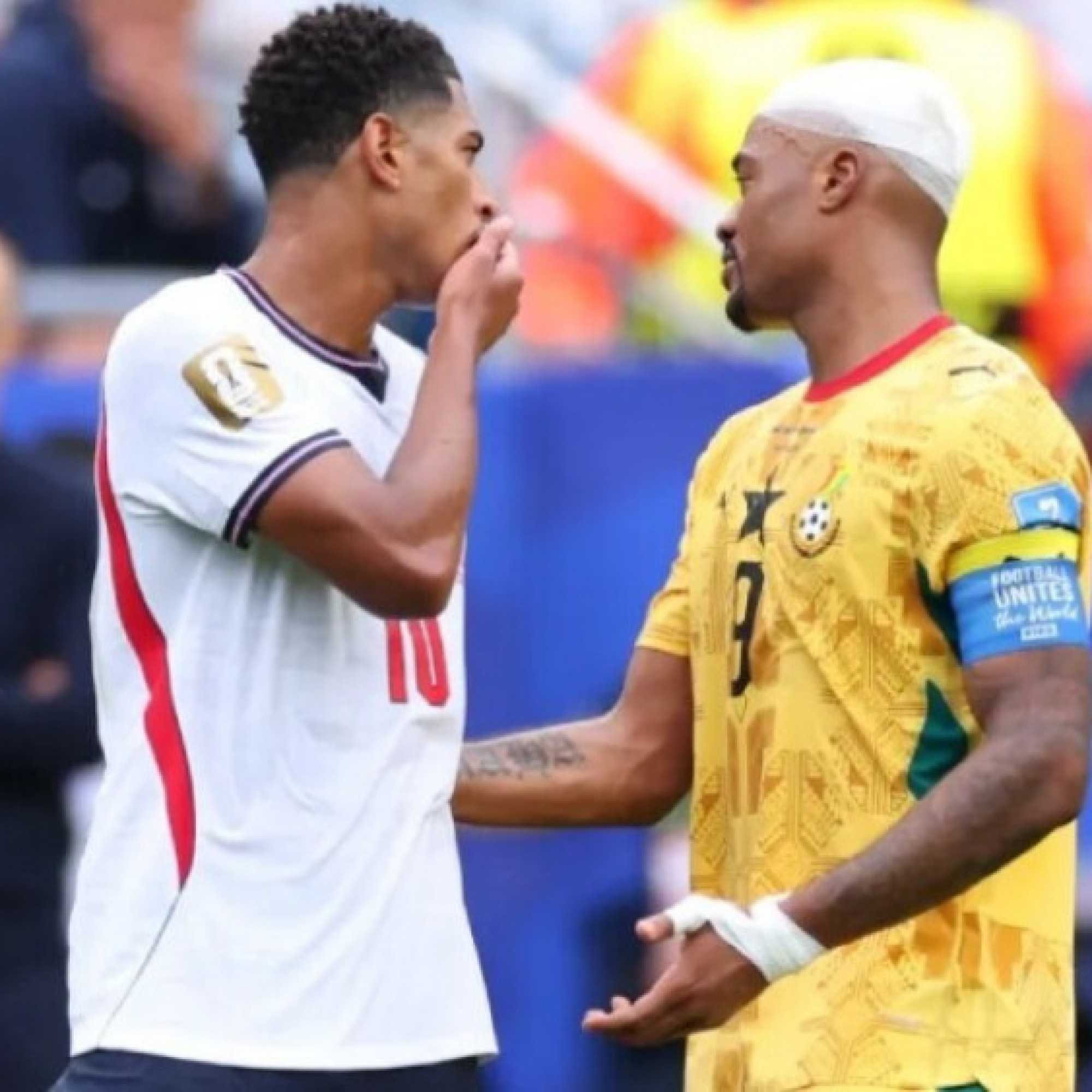  - Tin nóng bóng đá World Cup 25/6: Lí do Bellingham không bị thẻ đỏ vì hành động che miệng