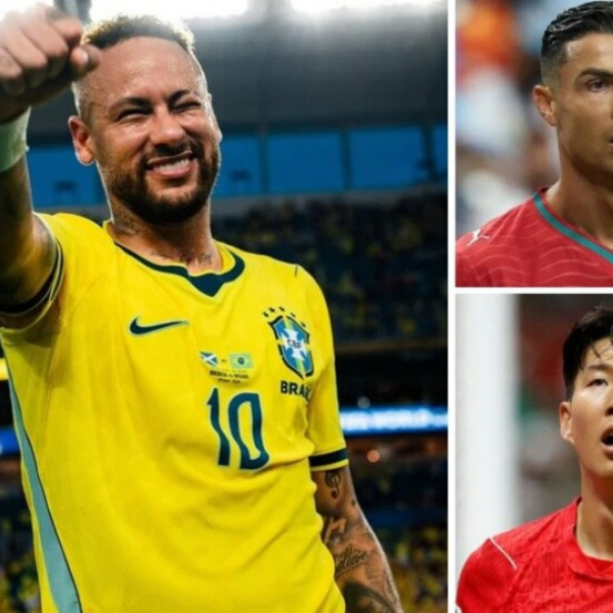  - ĐT Brazil mạnh hơn vì Neymar trở lại, Ronaldo - Son Heung Min gây tranh cãi (Clip 1 phút)