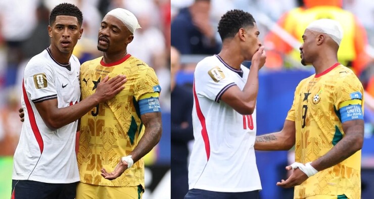 Tin nóng bóng đá World Cup 25/6: Lí do Bellingham không bị thẻ đỏ vì hành động che miệng - 1