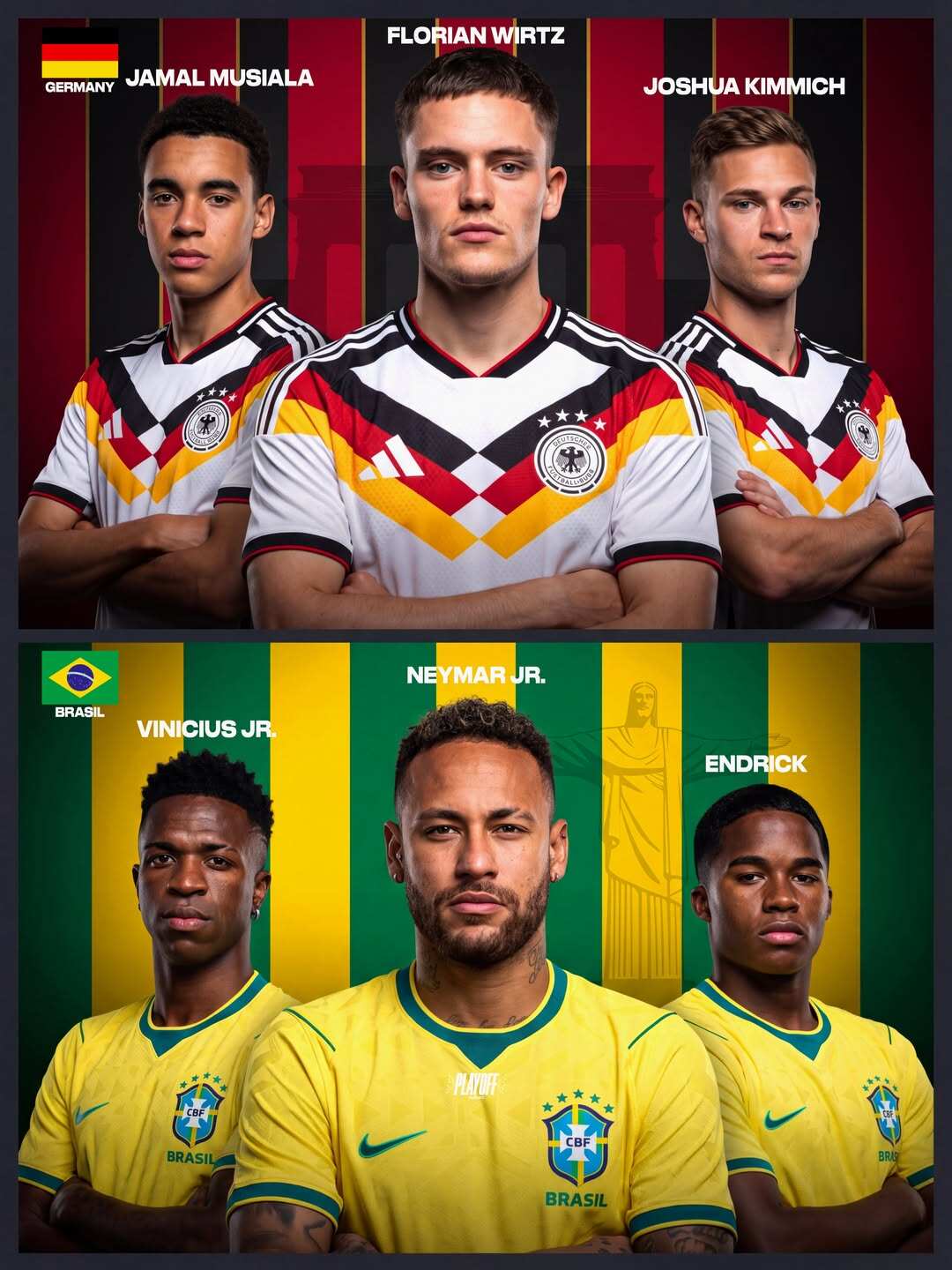 ĐT Pháp đứng trước lựa chọn khó tại World Cup: Đối đầu với Đức hay Brazil? - 1