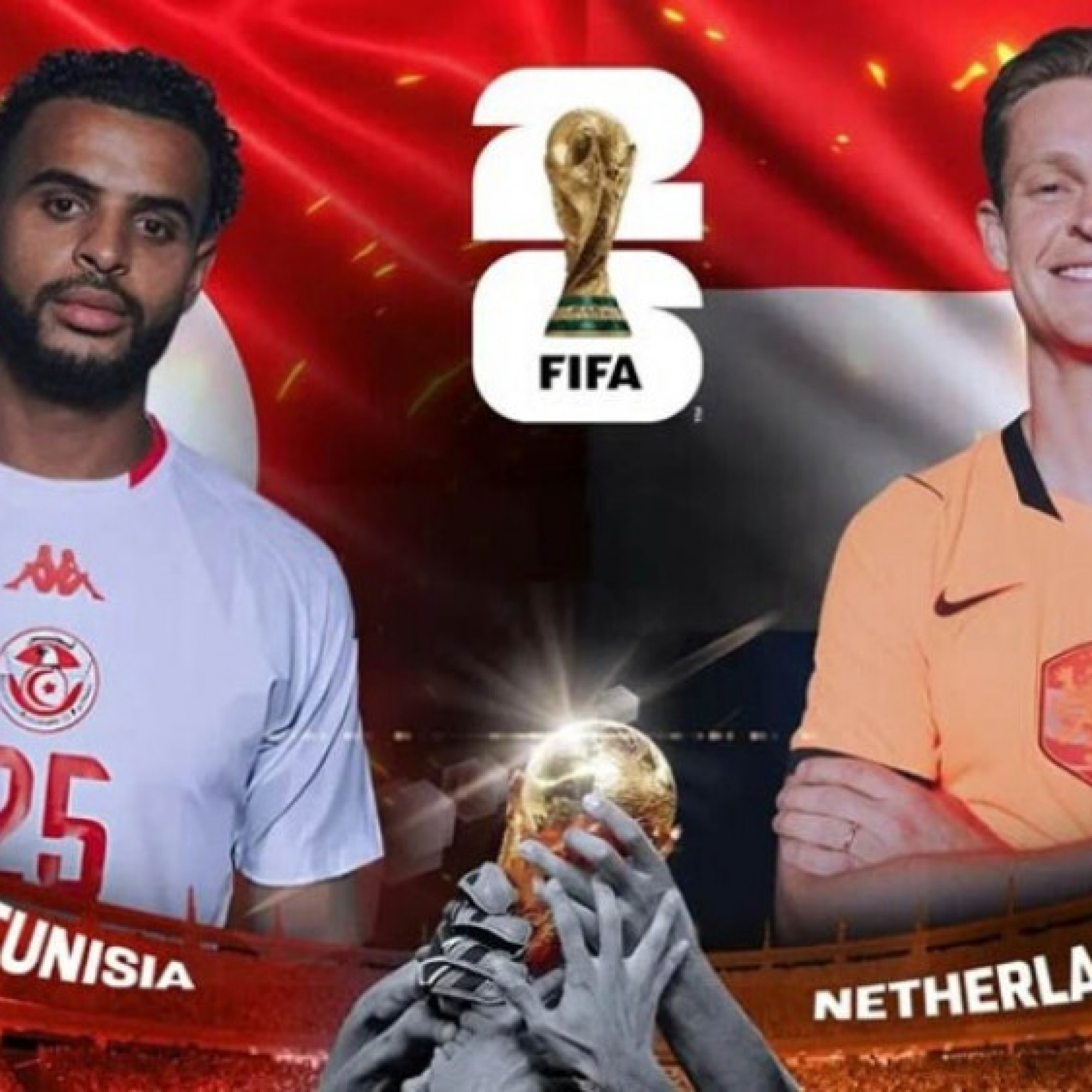  - Trực tiếp bóng đá Tunisia - Hà Lan: "Cơn lốc da cam" thị uy (World Cup)