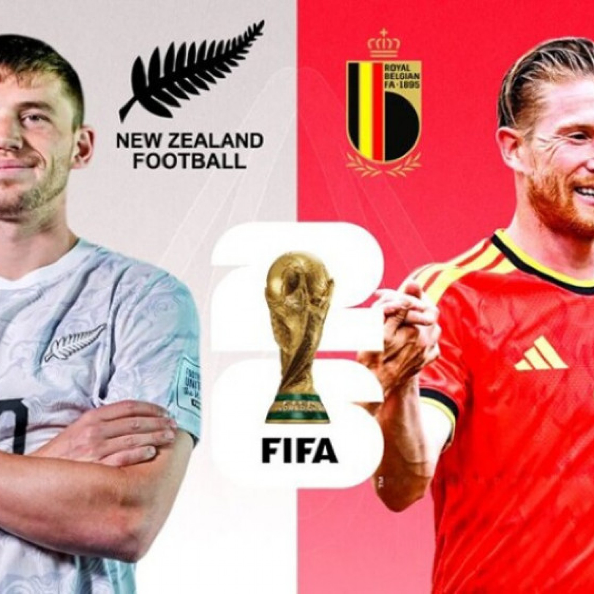  - Trực tiếp bóng đá New Zealand - Bỉ: Mệnh lệnh phải thắng (World Cup)