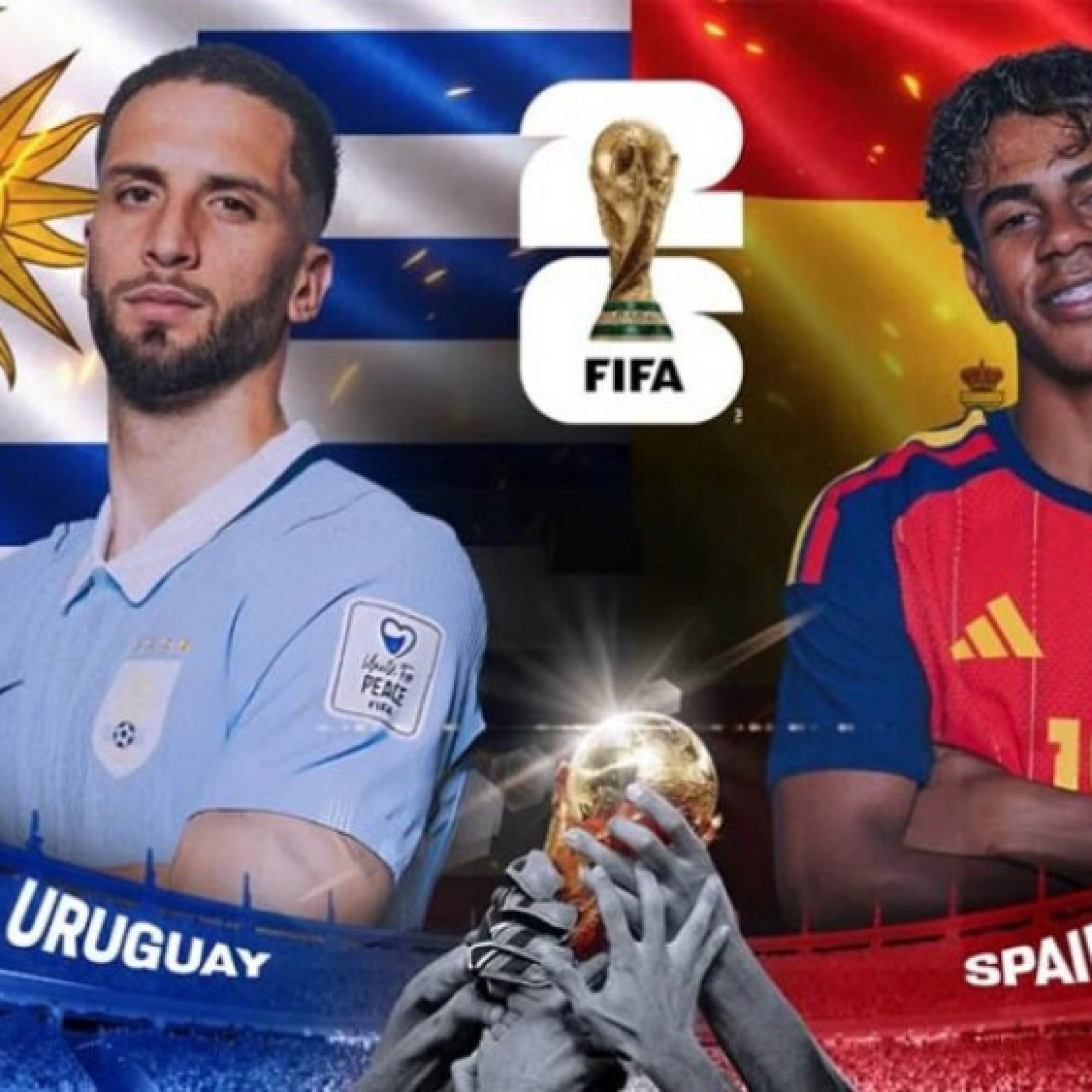  - Trực tiếp bóng đá Uruguay - Tây Ban Nha: Bảo toàn ngôi đầu (World Cup)