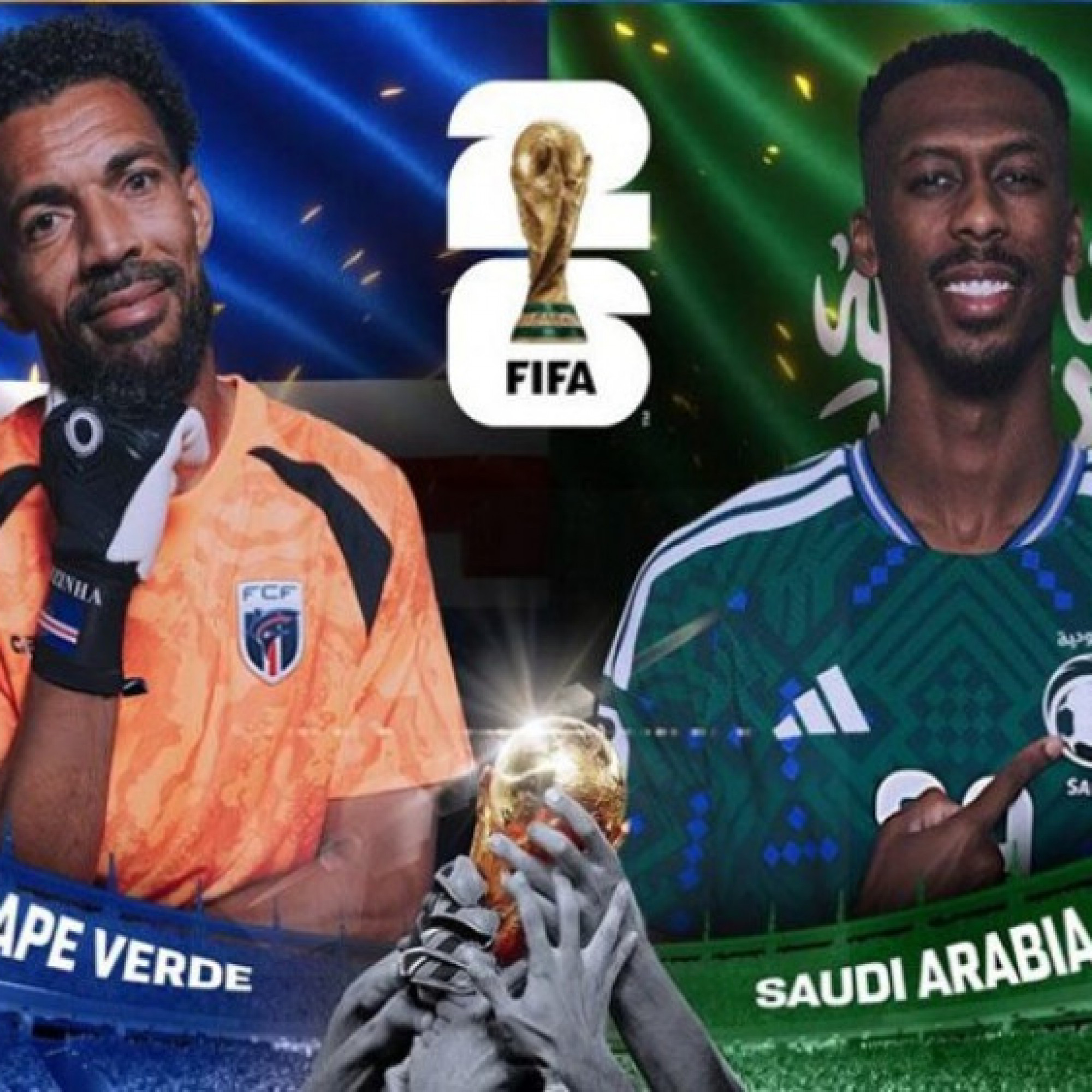  - Trực tiếp bóng đá Cape Verde - Saudi Arabia: Thử thách cực đại cho đại diện châu Á (World Cup)