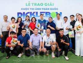  - Trao giải Cuộc thi ảnh "Pickleball - Kết nối đam mê": Tôn vinh những khoảnh khắc lan tỏa tinh thần thể thao Việt