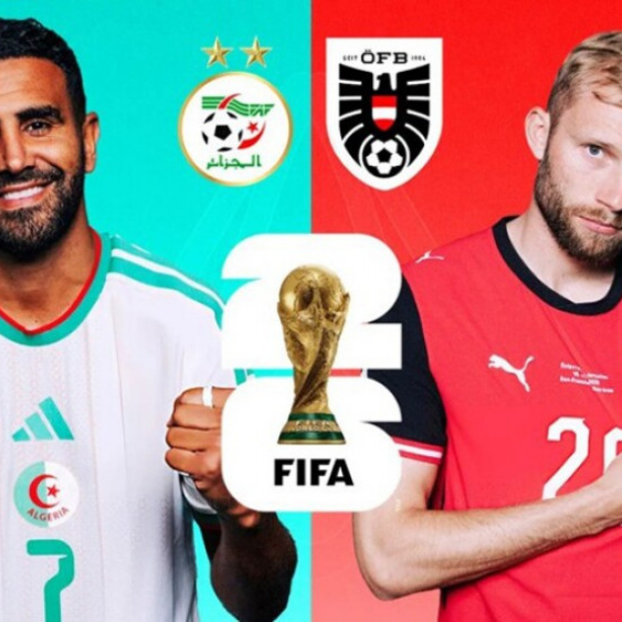  - Trực tiếp bóng đá Algeria - Áo: Cuộc chiến giành vé đi tiếp (World Cup)