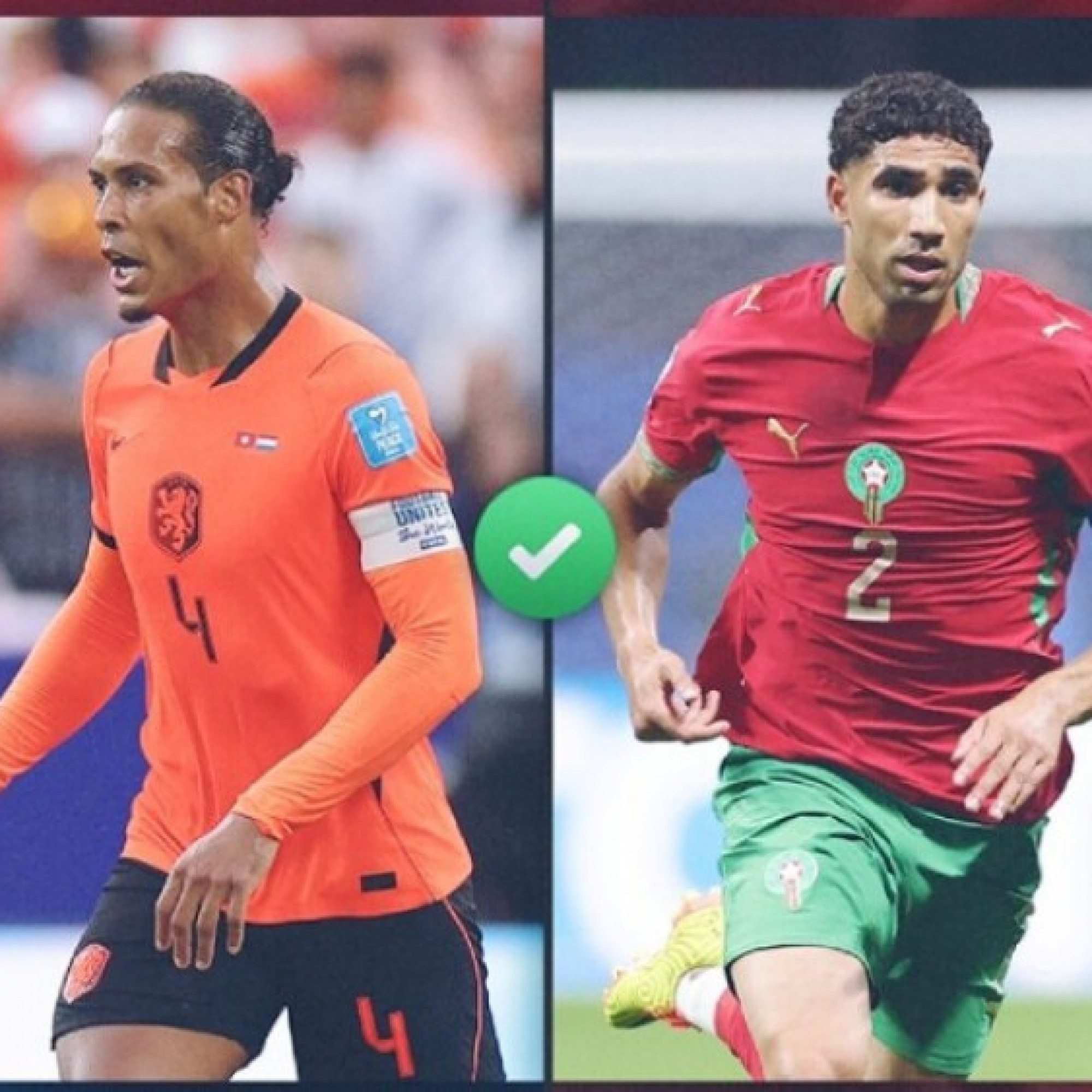  - Trực tiếp bóng đá Hà Lan - Morocco: "Cơn lốc da cam" đọ tài "Vua châu Phi" (World Cup)