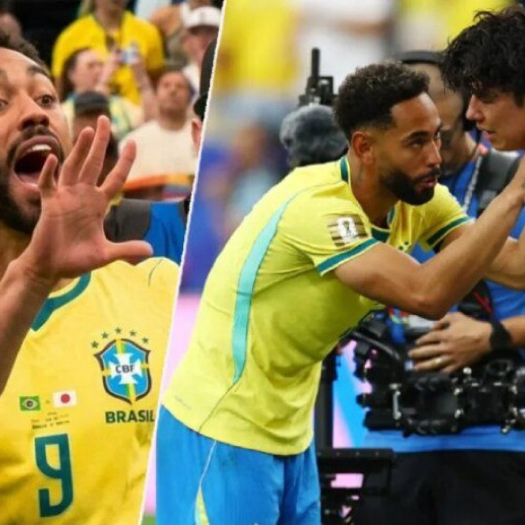  - Brazil thắng ngược Nhật Bản, tranh cãi Cunha "đếm cúp" khiêu khích đối thủ